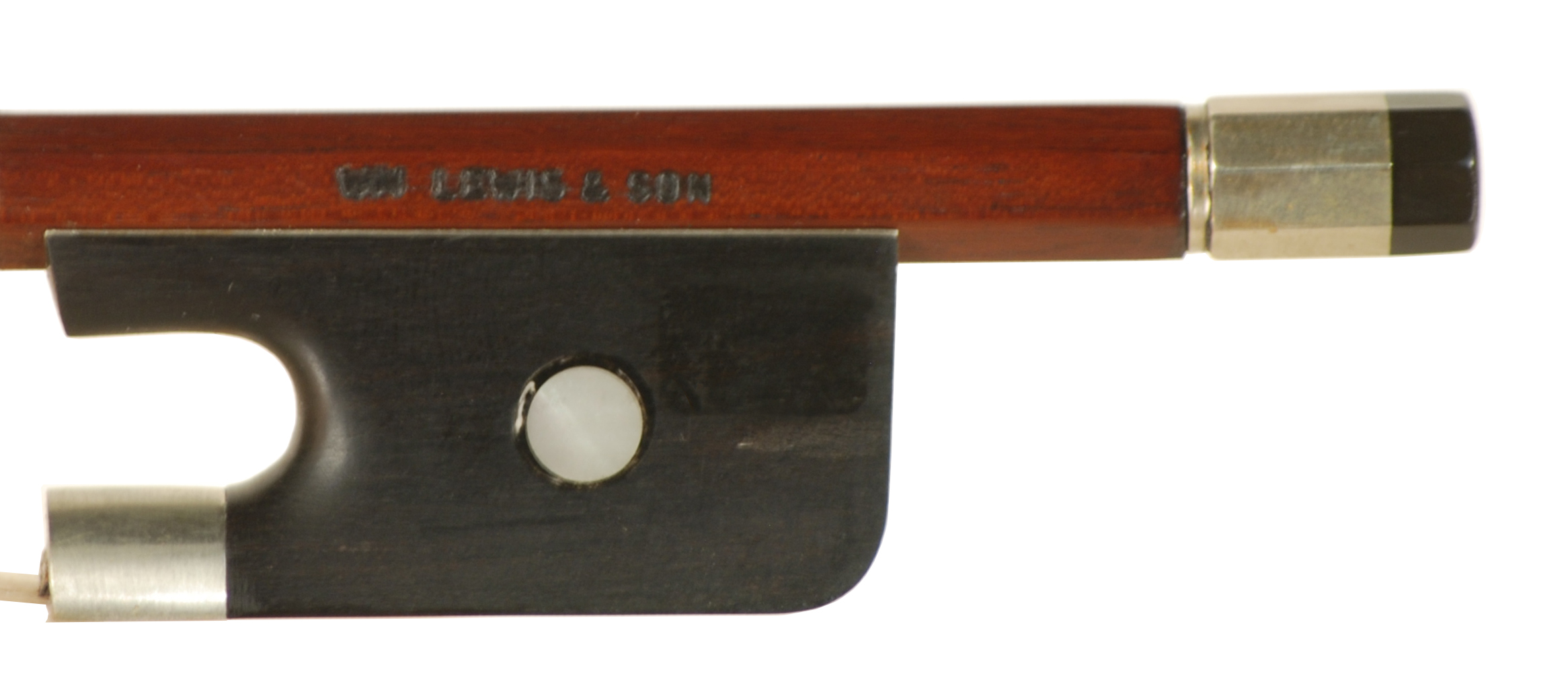 WM Lewis & Son 4-4 Size Cello Bow circa 1955 SKU# 66222 VC Bow Brand