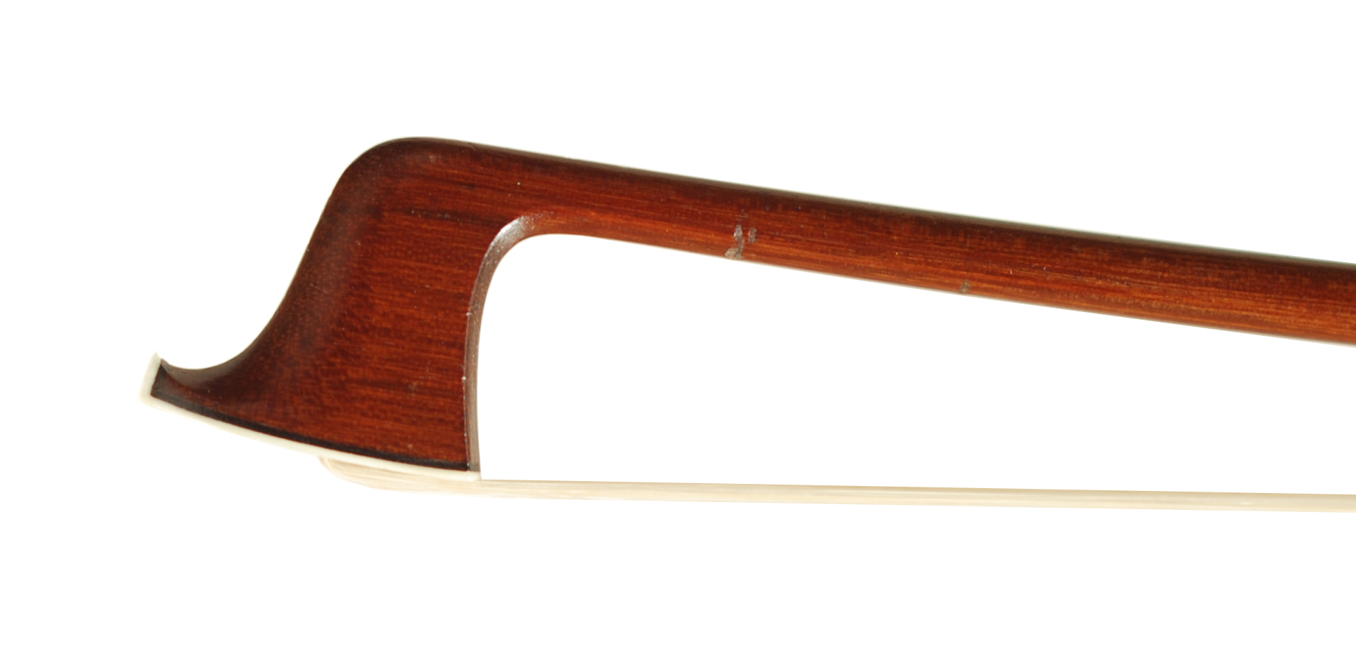 F R Hellmer Pernambuco Sterling Silver Violin Bow - Markneukirchen Area 1931 SKU# 71788 VN Bow Tip