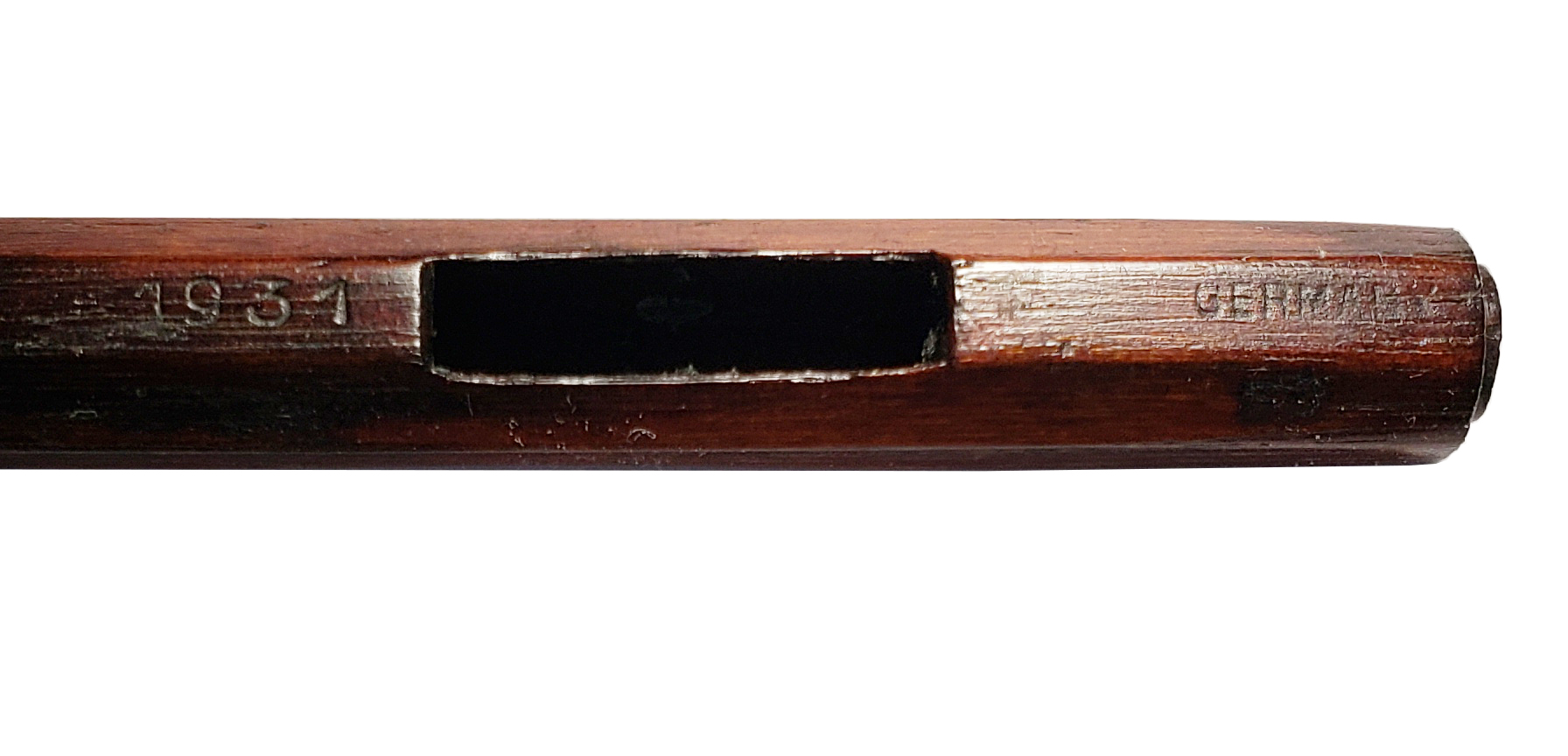 F R Hellmer Pernambuco Sterling Silver Violin Bow - Markneukirchen Area 1931 SKU# 71788 VN Bow Under Frog