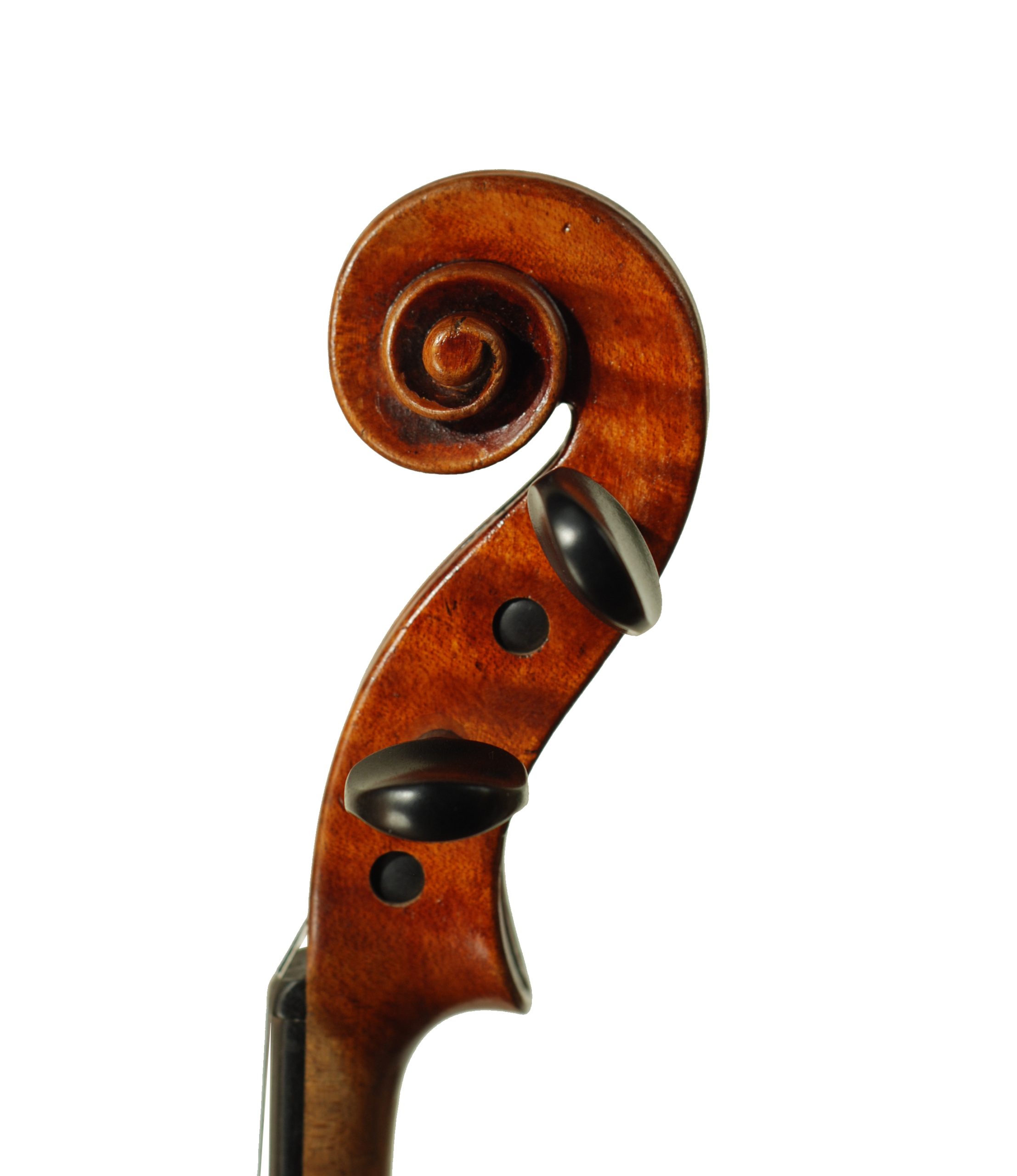 Heinrich Th Heberlein Workshop Violin circa 1901 Markneukirchen SKU# 72680 VN Treble Scroll