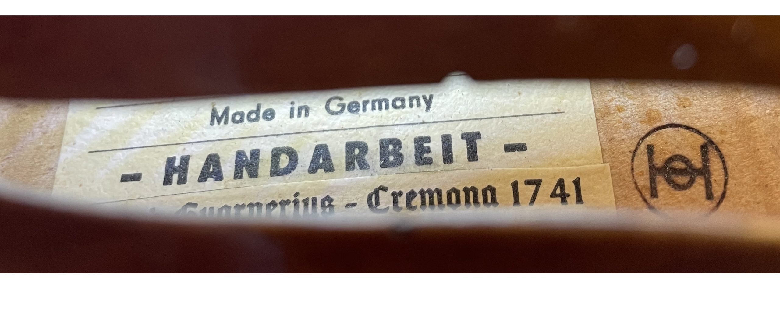 Ottomar Hausmann Violin - Mittenwald circa 1955-1960 SKU# 72881 VN Label 2