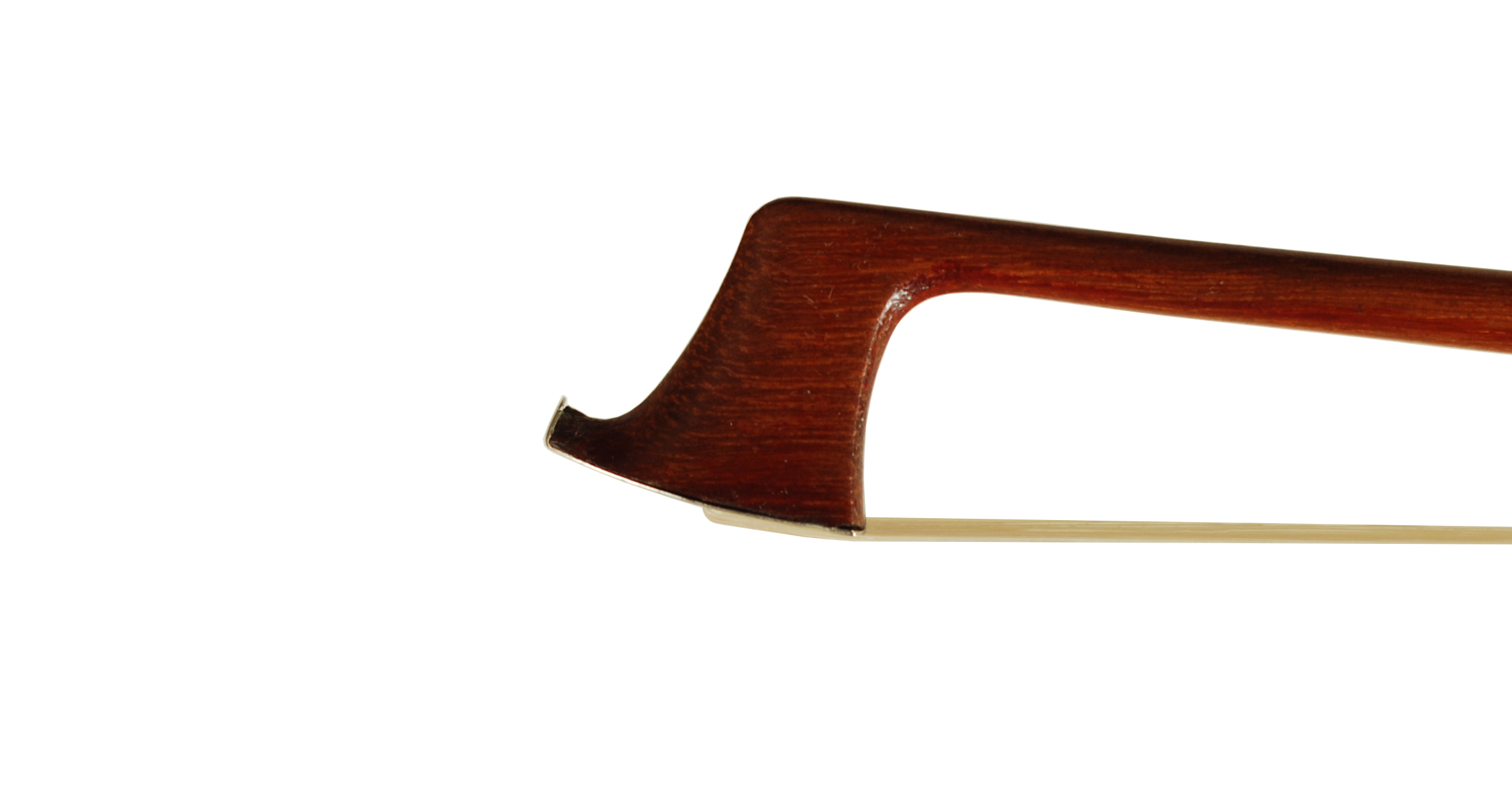 Markneukirchen Silver Tip Older Pernambuco Violin Bow circa 1900 SKU# 74074 VN Bow Tip