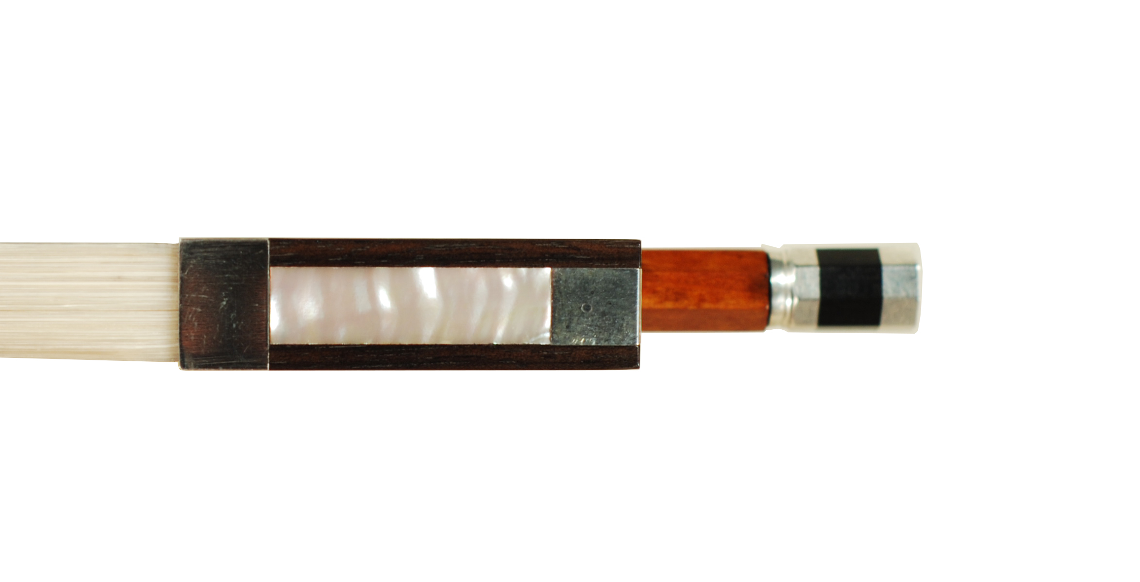 Non-Stamped Sterling Silver Pernambuco Violin Bow circa 2010 SKU# 73936 VN Bow Slide