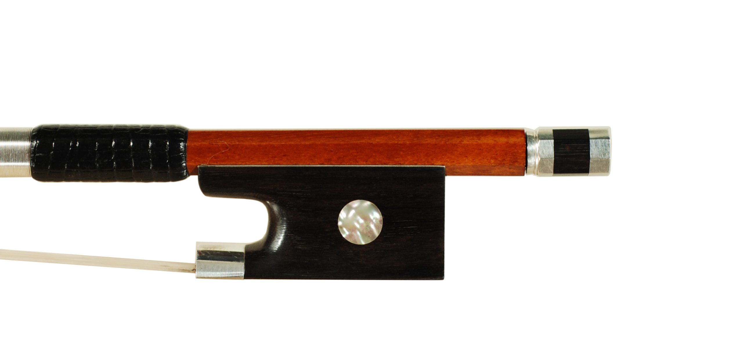 Non-Stamped Sterling Silver Pernambuco Violin Bow circa 2010 SKU# 73936 VN Bow Stamp