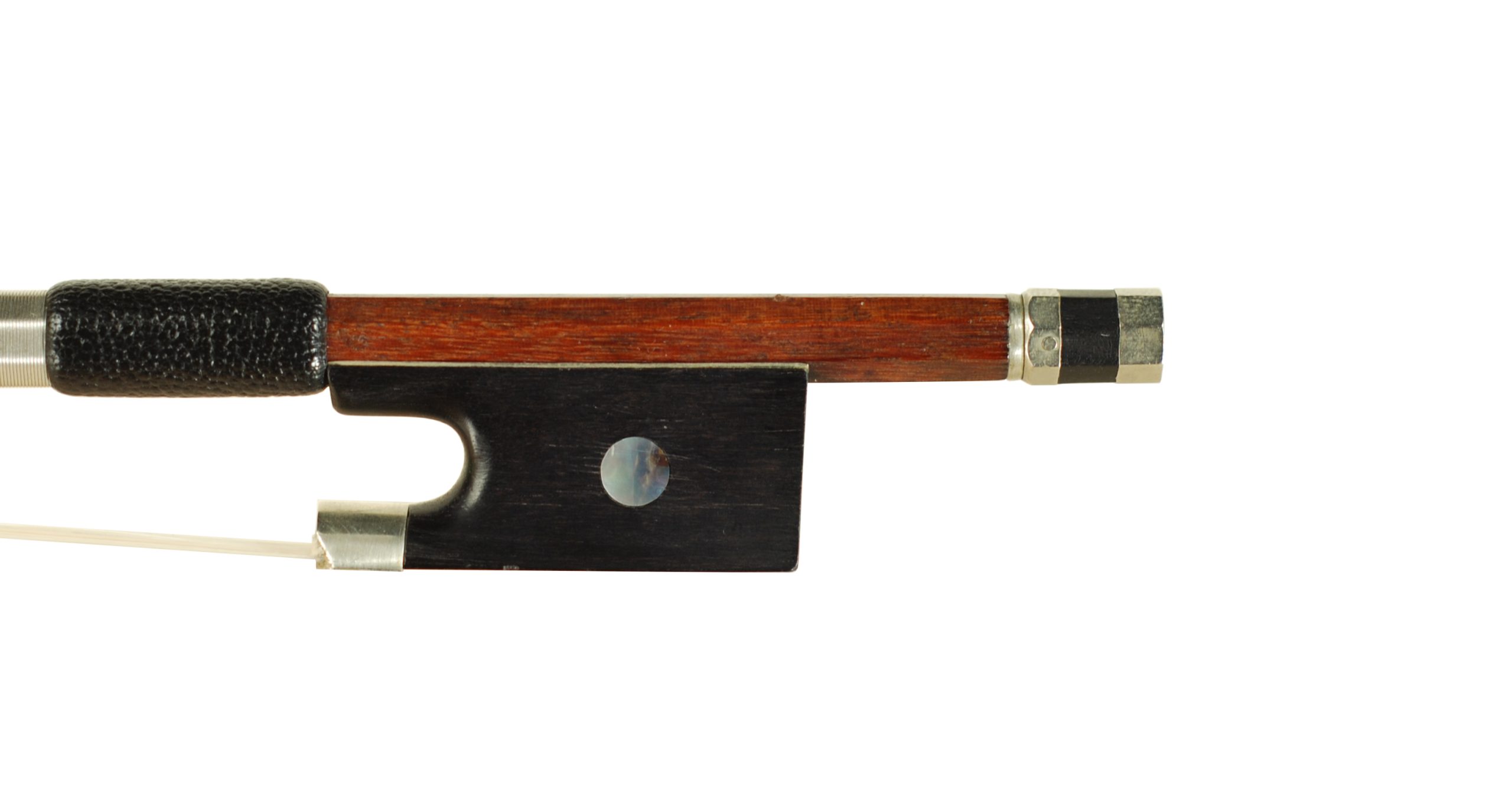 Fine French 3-4 Size Violin Bow Mirecourt circa 1910-1915 SKU# 74239 VN Bow Stamp