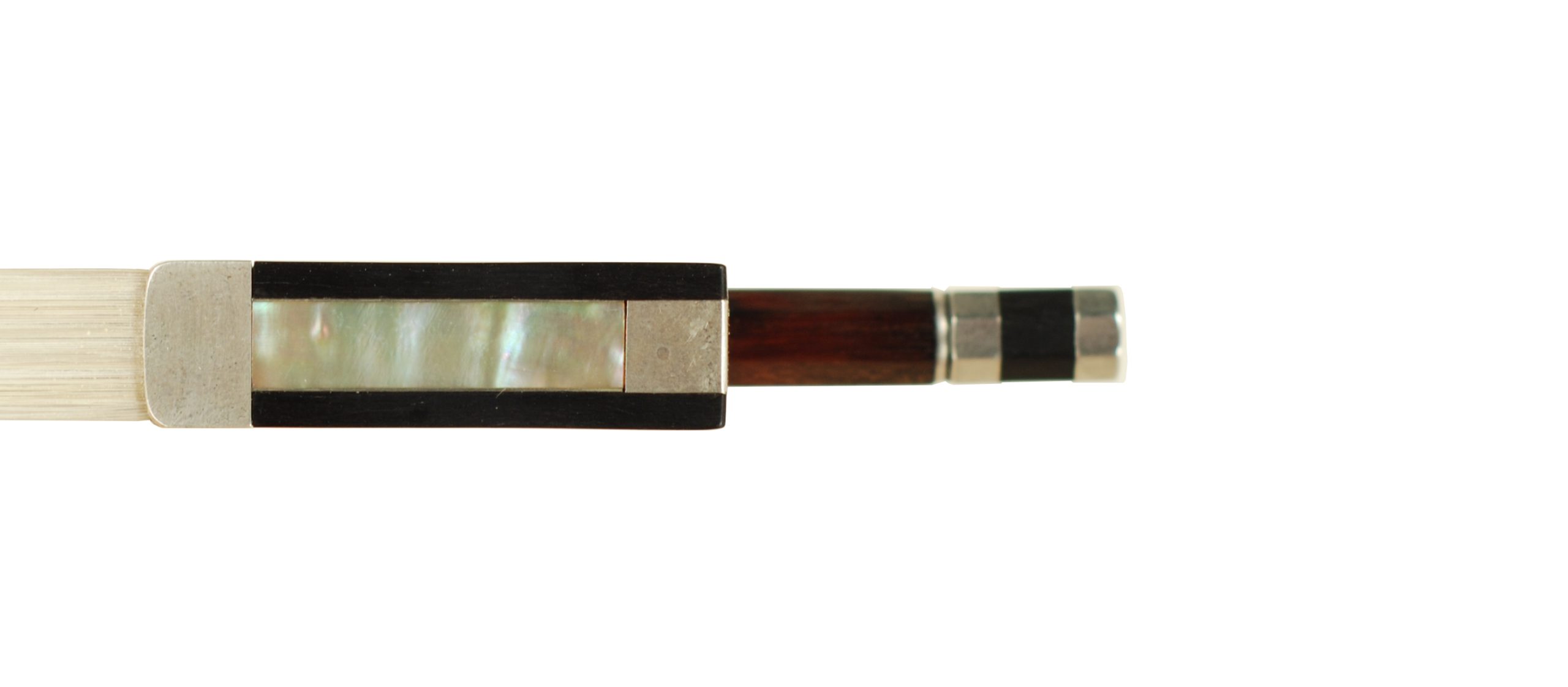 A Fine G A Pfretzschner Workshop Sterling Violin Bow Markneukirchen circa 1900-1915 SKU# 74768 Slide