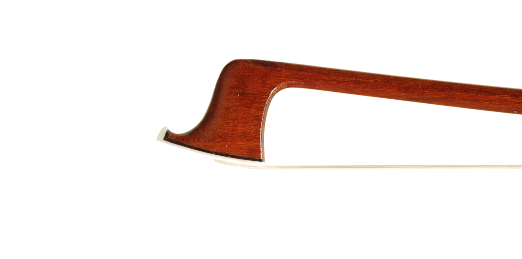 A Fine G A Pfretzschner Workshop Sterling Violin Bow Markneukirchen circa 1900-1915 SKU# 74768 Tip