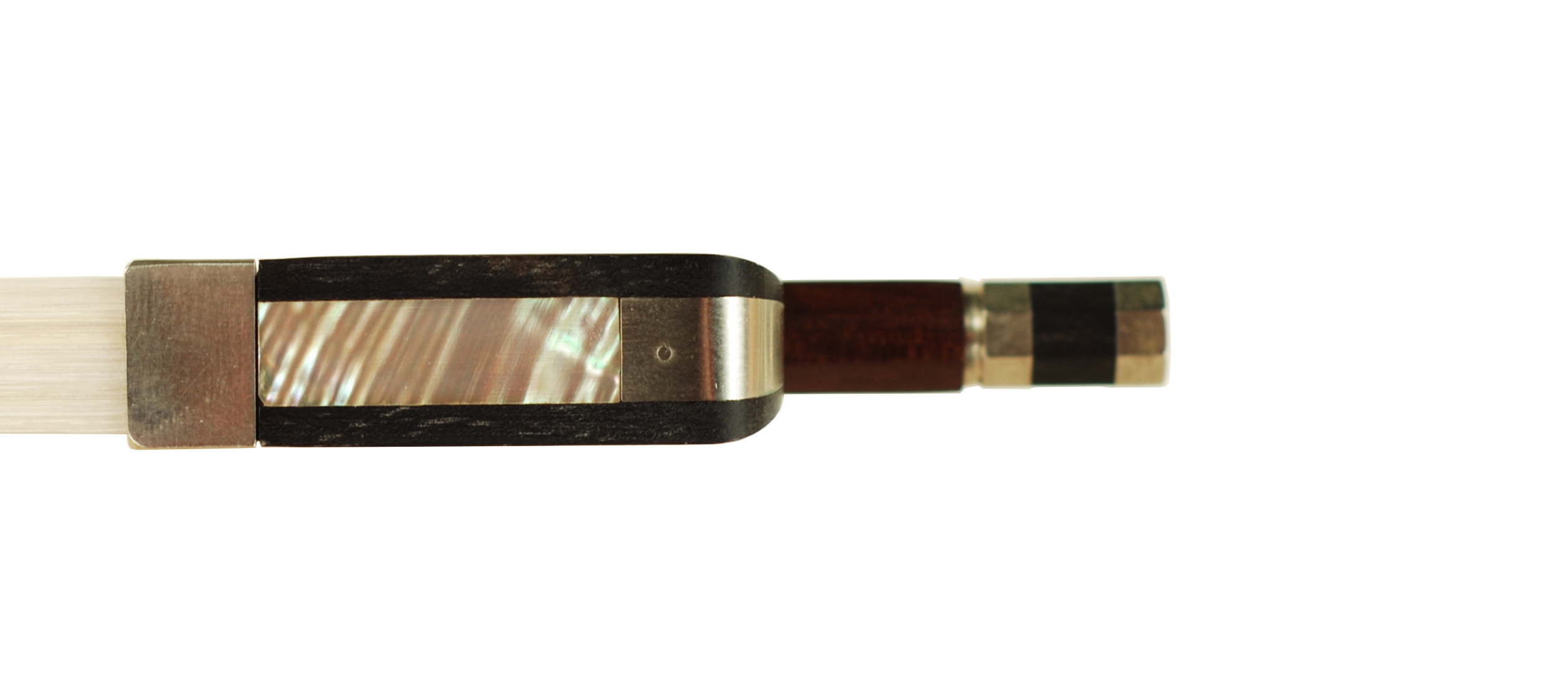 Bubenreuth, Germany Sterling Silver Mounted Viola Bow circa 1980 SKU# 74785 VA Bow Slide