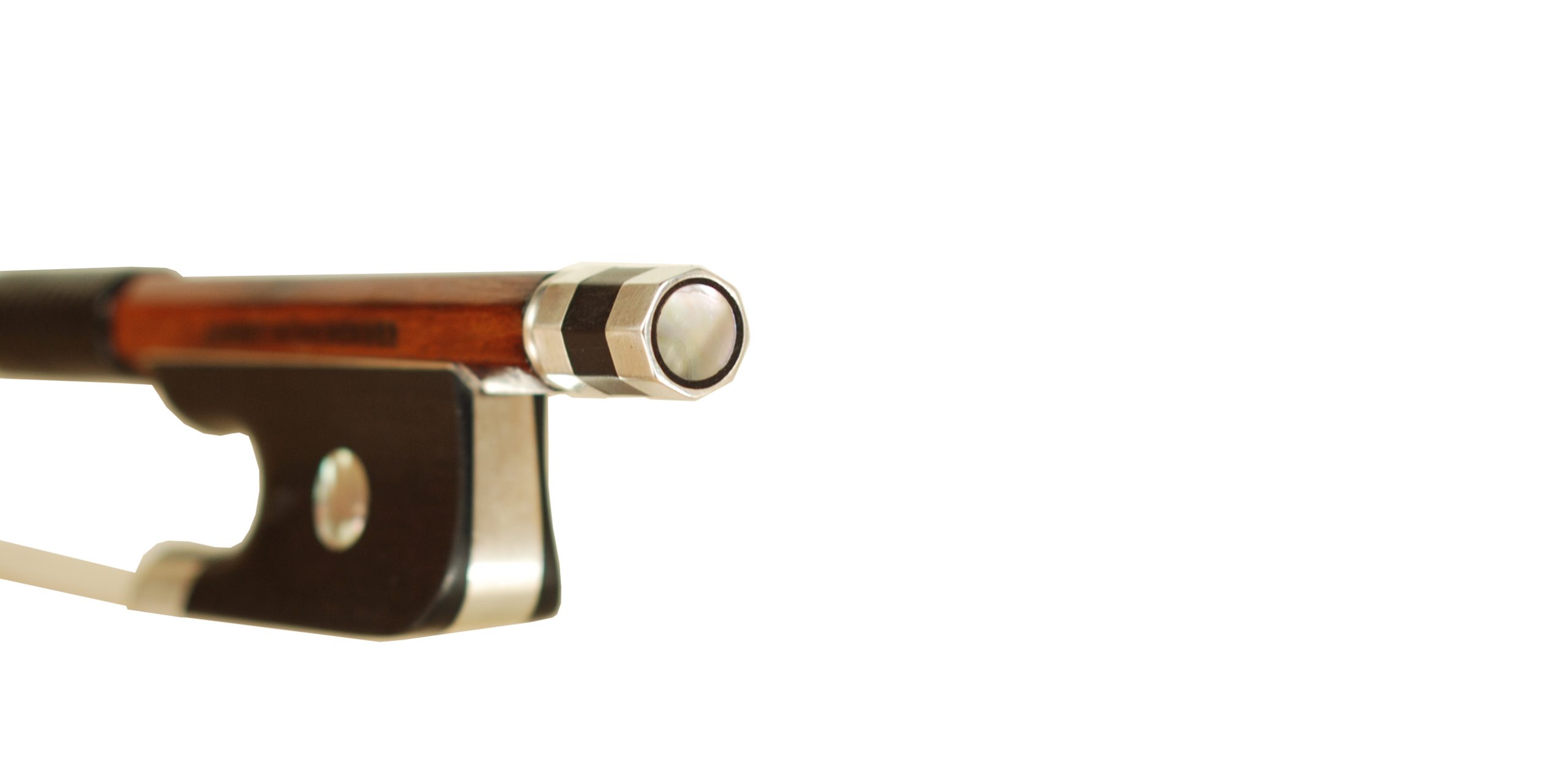 Carl Albert Nürnberger Fine Sterling Round Frog Violin Bow - Markneukirchen circa 1920 SKU# 74857 VN Bow Adjuster
