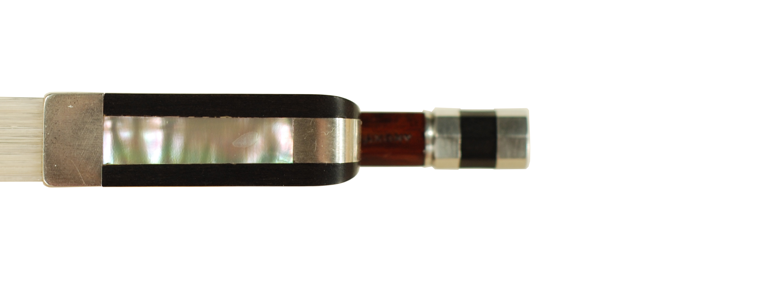 Carl Albert Nürnberger Fine Sterling Round Frog Violin Bow - Markneukirchen circa 1920 SKU# 74857 VN Bow Slide