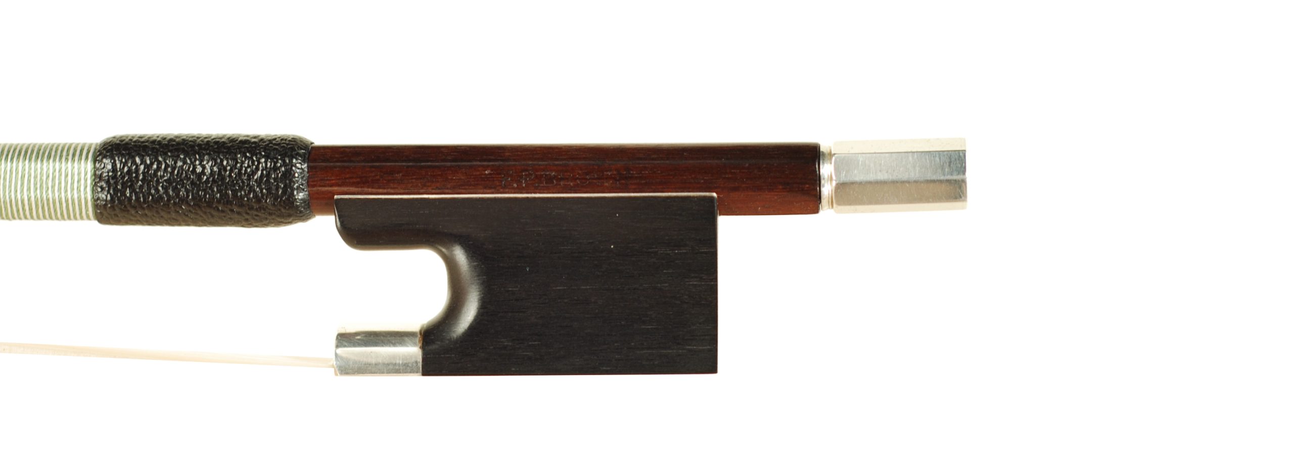 F P Brown Sterling Silver Lovely Old Pernambuco Violin Bow- Boston circa 1900 SKU# 74974 VN Bow Stamp
