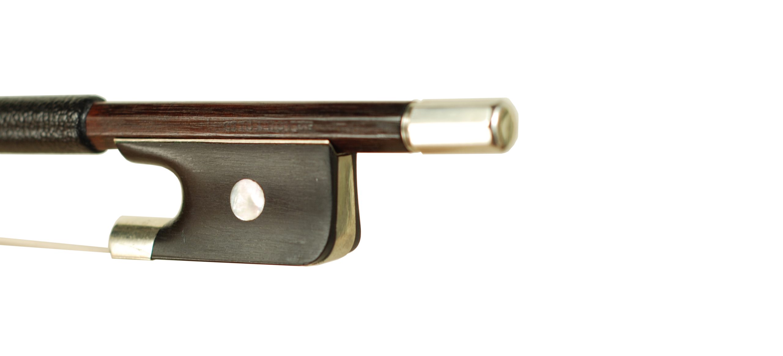 Otto Albert Hoyer Sterling Silver Violin Bow - Markneukirchen circa 1930-1940 SKU# 74879 VN Bow Heel