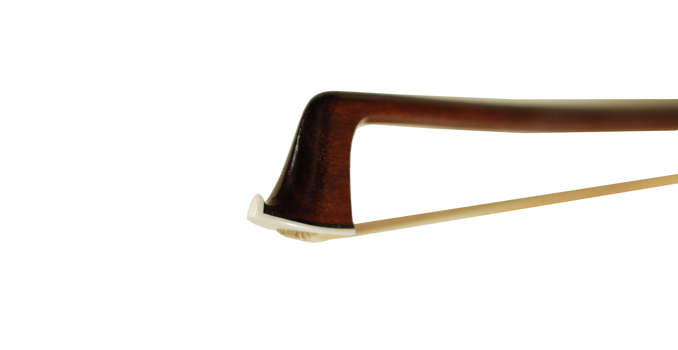 Otto Albert Hoyer Sterling Silver Violin Bow - Markneukirchen circa 1930-1940 SKU# 74879 VN Bow Tip Front