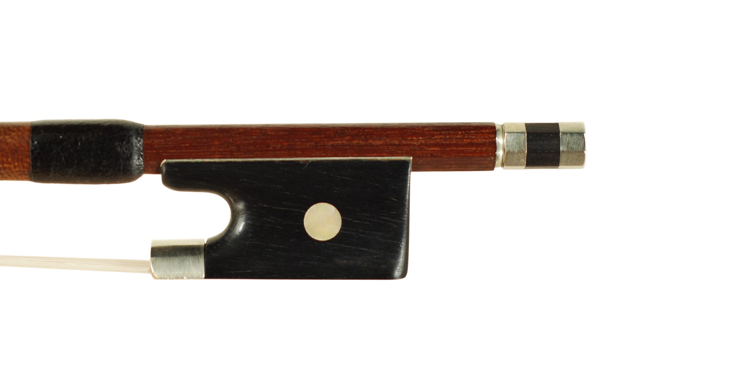 Paganini Older Pernambuco Violin Bow – German circa 1920-1930 SKU# 74621 VN Bow Stamp