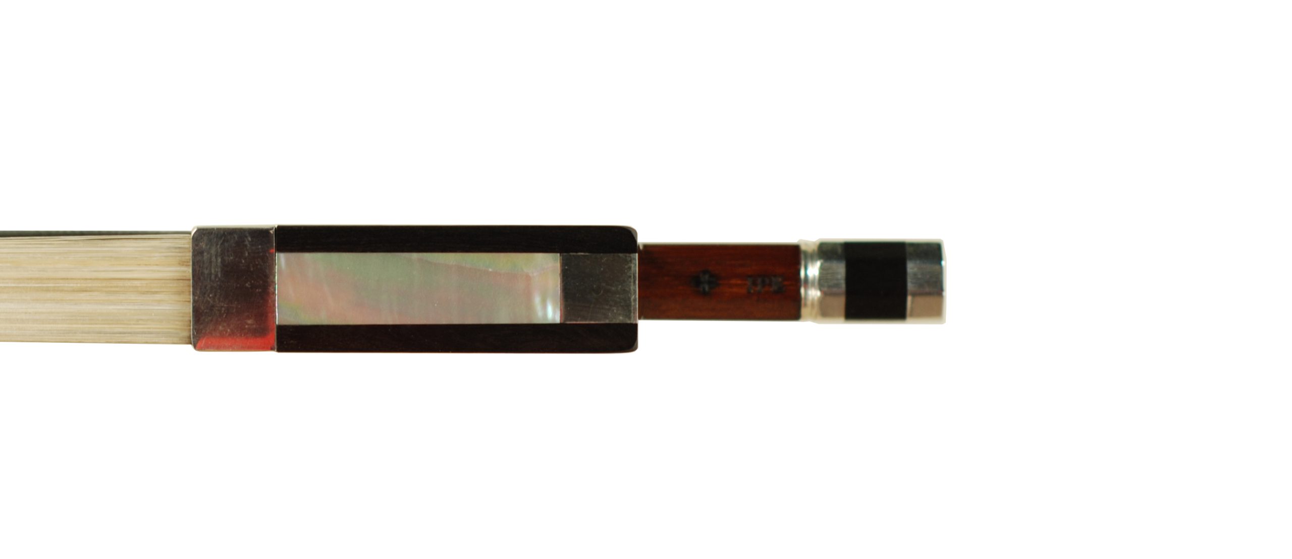 Tiago Pampolin Sterling Silver Ipe Violin Bow 2025 SKU# 75057 I VN Bow Slide