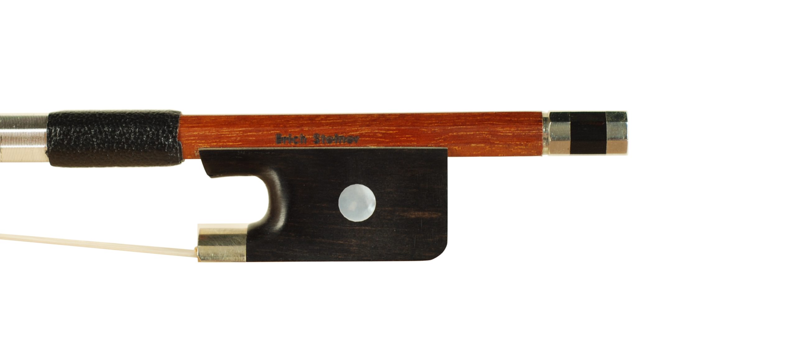 ERICH STEINER Fully Lined Brazilwood Viola Bow 2005 SKU# 75257 VA Bow Stamp