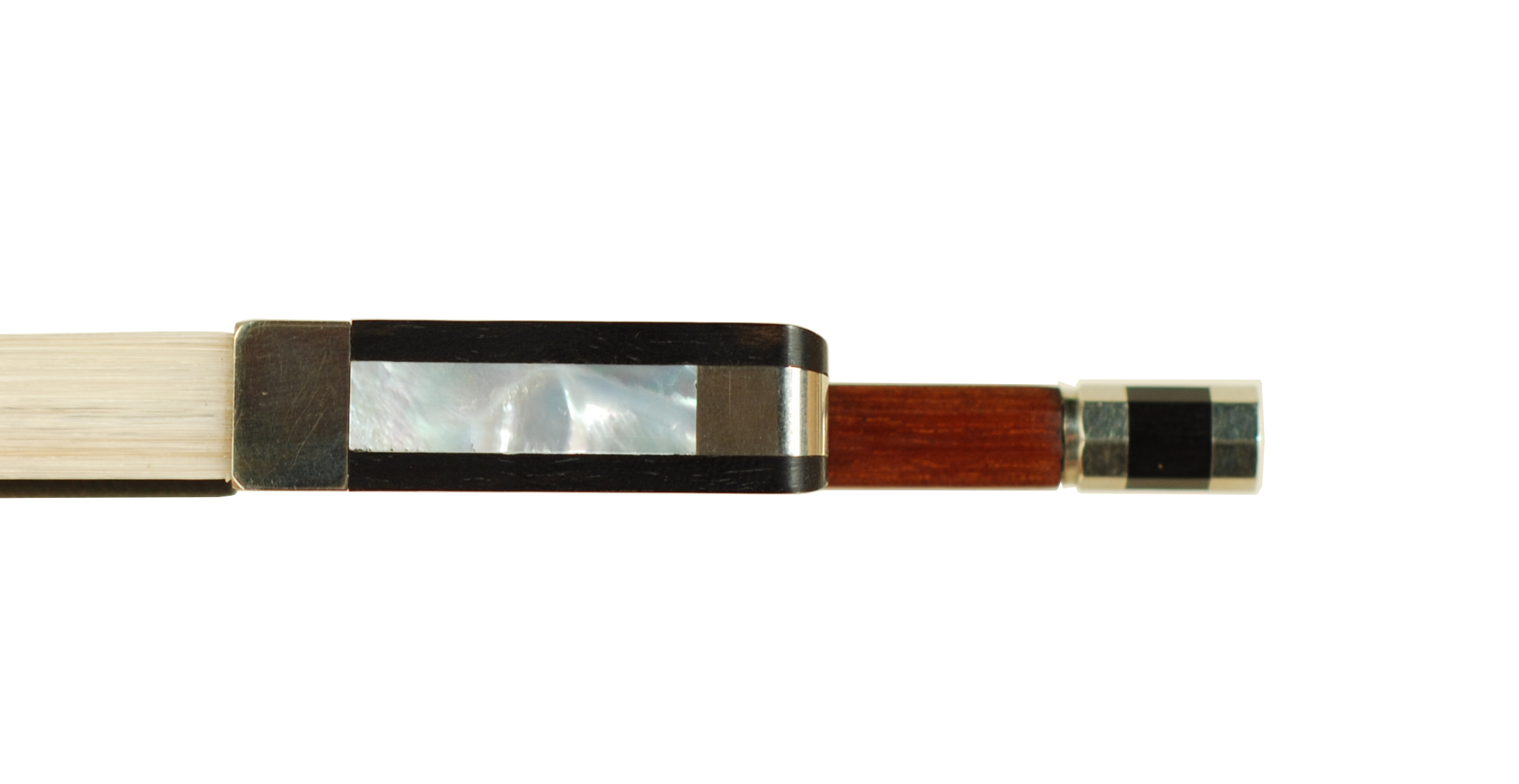 ERICH STEINER Fully Lined Brazilwood Viola Bow circa 2005 SKU# 75239 VA Bow Slide