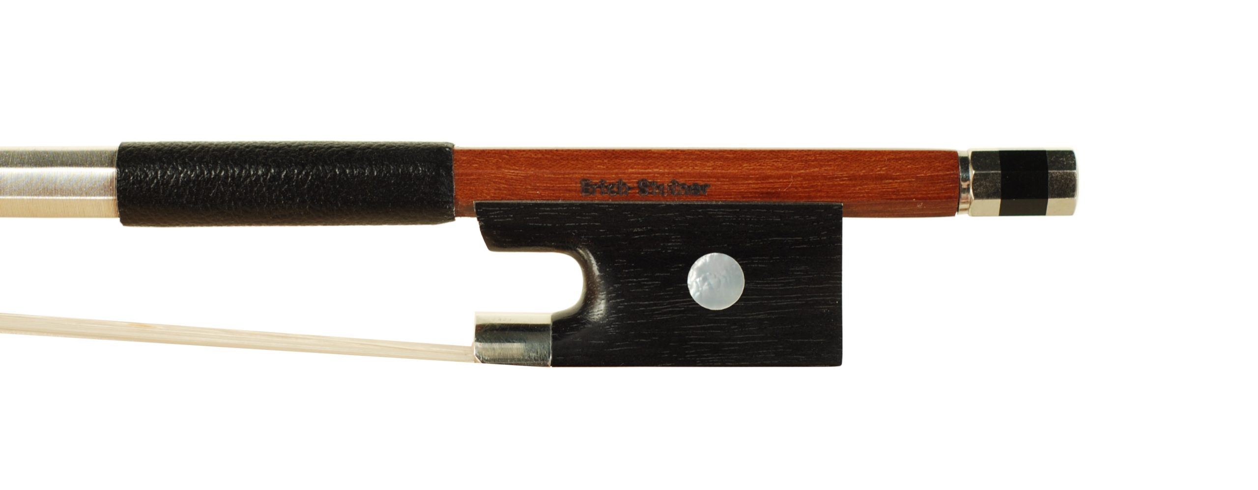 ERICH STEINER Fully-Lined Brazilwood Violin Bow circa 2005 SKU# 75628 VN Bow Stamp