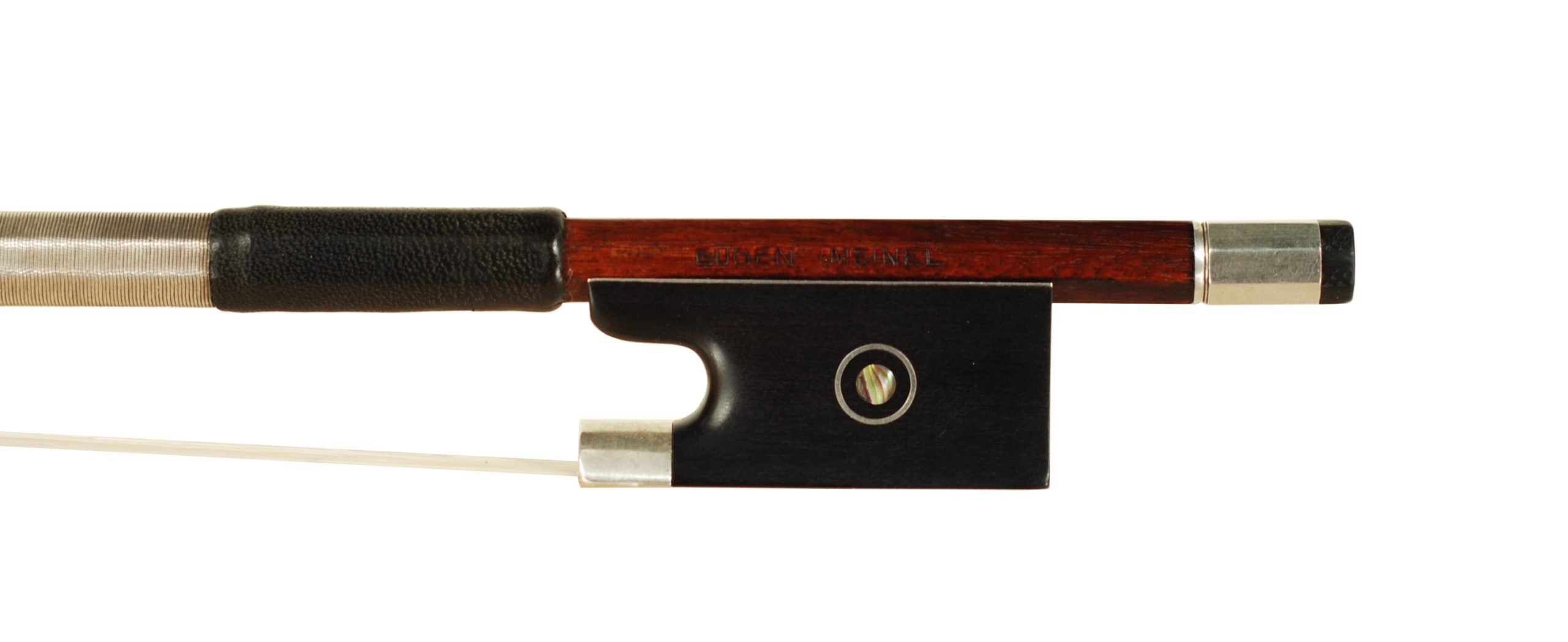 Eugen Meinel German Roth Workshop Violin Bow circa 1930 – 1935 – Lightweight Gem! SKU# 75123 VN Bow Stamp