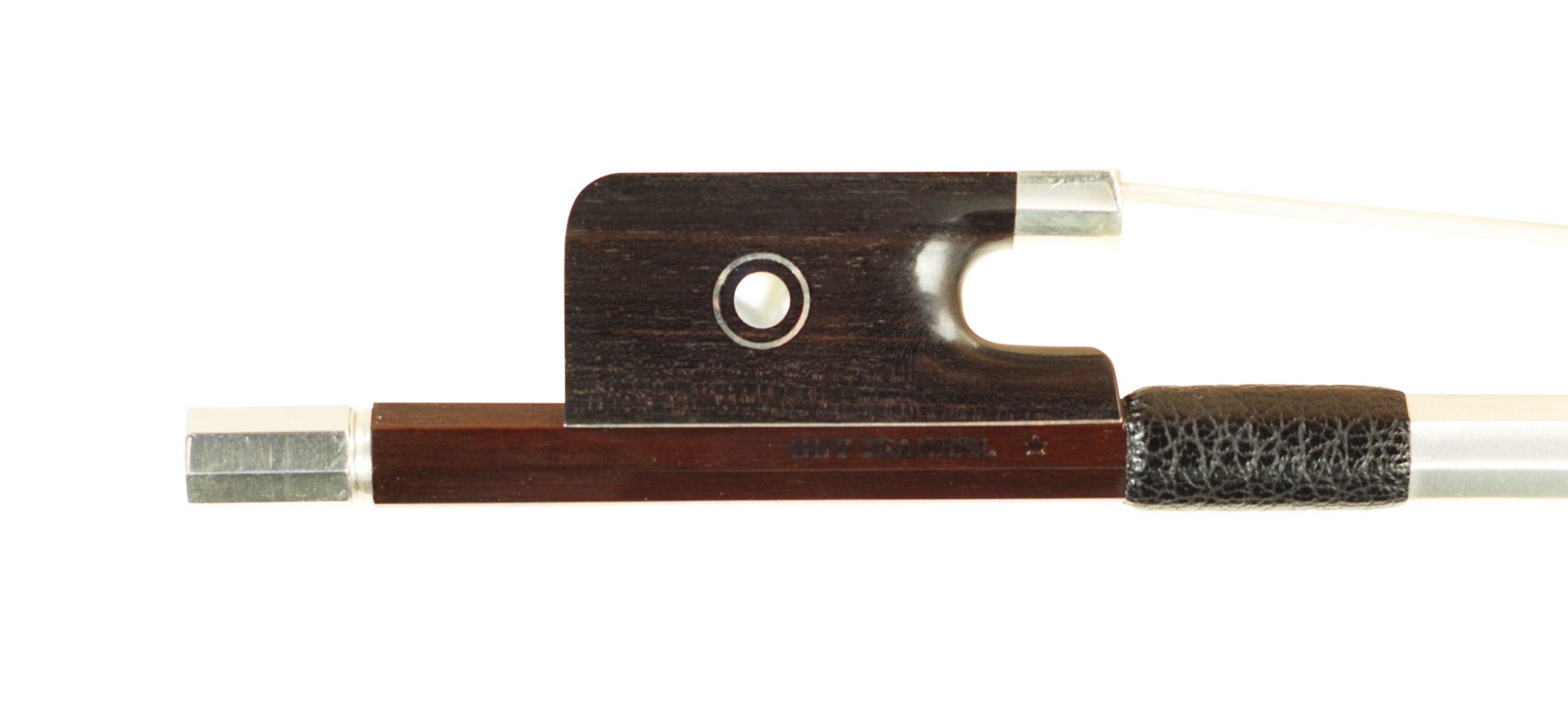 Guy Jeandel Sterling Pernambuco Cello Bow - Kyoto, Japan 2005 SKU# 75178 VC Bow Stamp 180