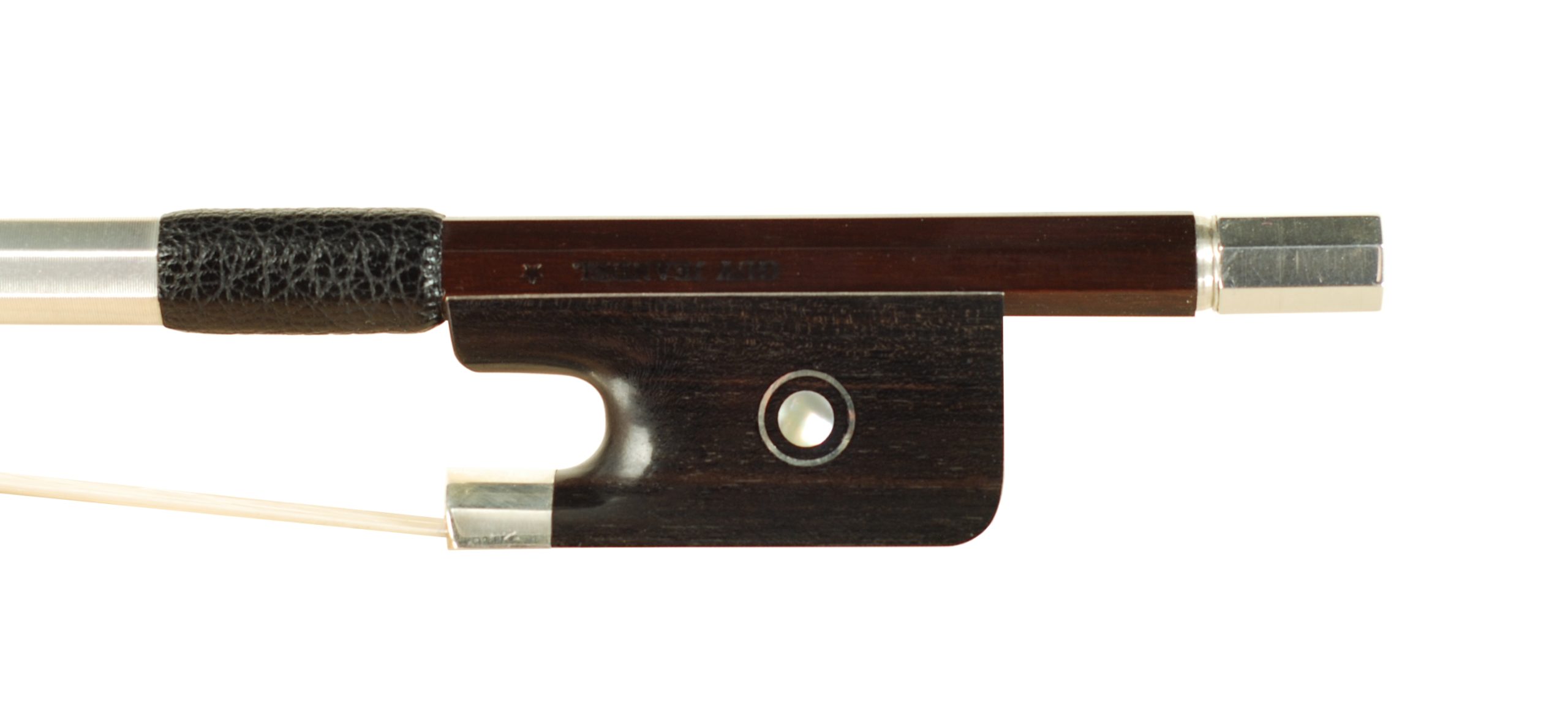 Guy Jeandel Sterling Pernambuco Cello Bow - Kyoto, Japan 2005 SKU# 75178 VC Bow Stamp