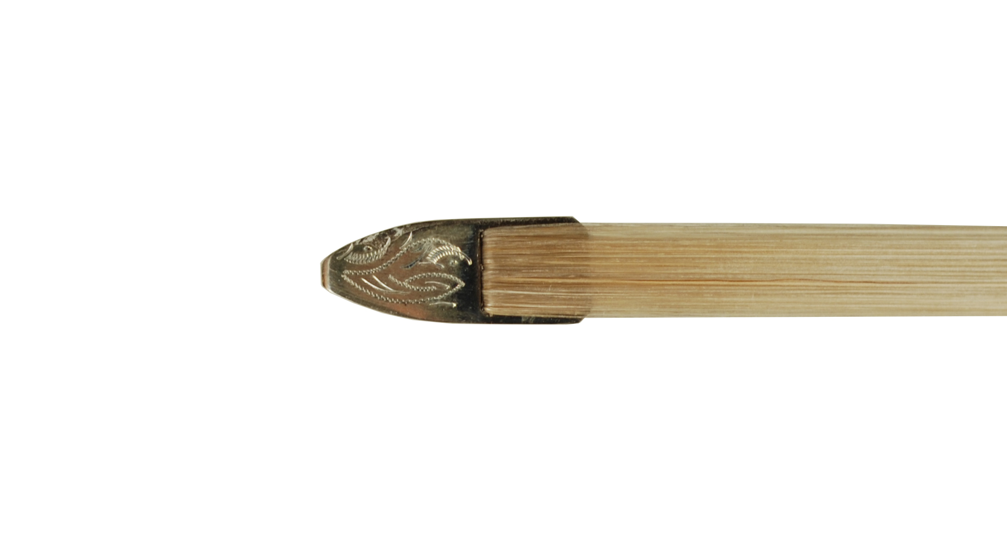 Josef Sandner Engraved Sterling Silver Cello Bow - Bubenreuth circa 2015 SKU# 75160 VC Bow Tip Underside