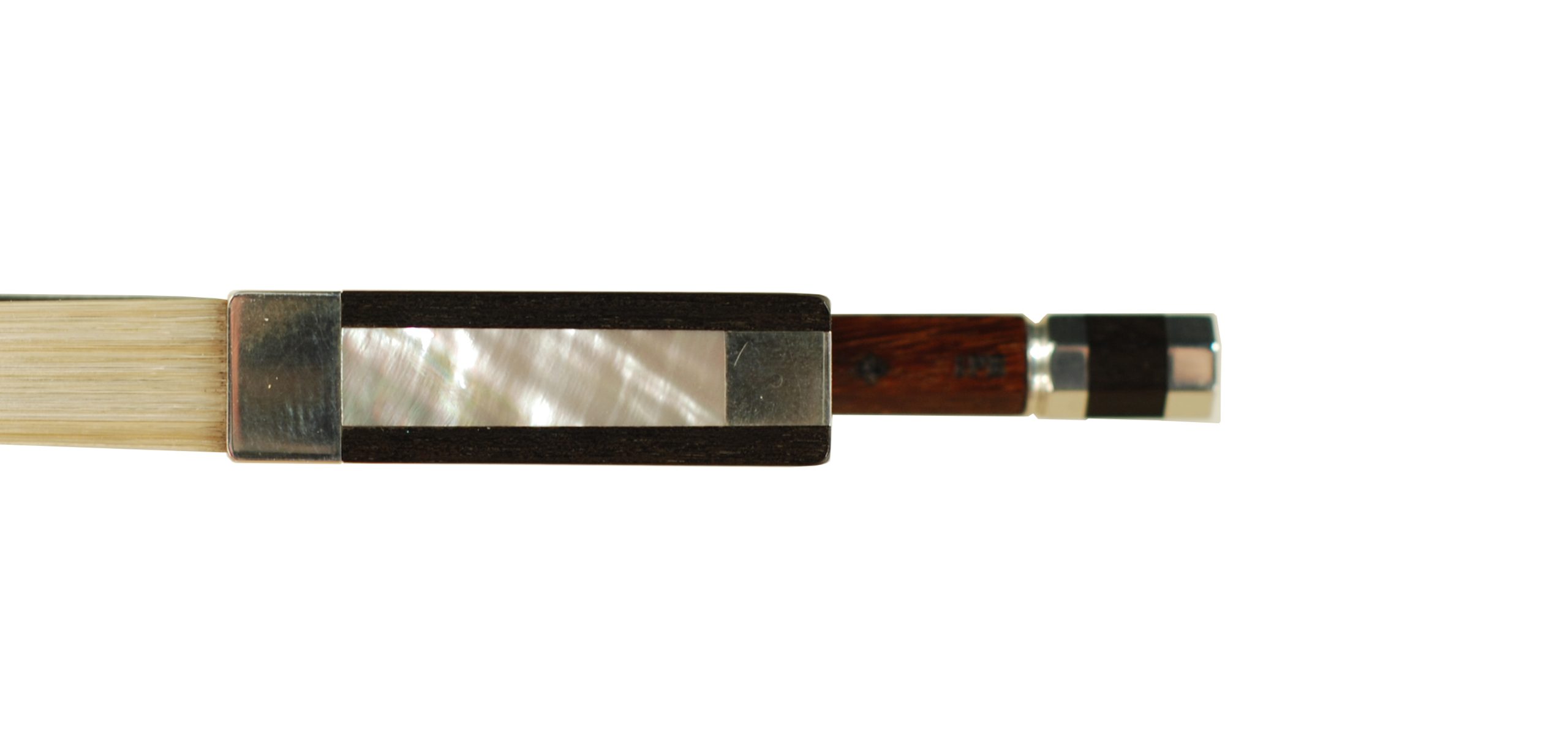 T Pampolin - Brasil Sterling Silver Ipe Violin Bow 2025 SKU# 75109 I VN Bow Slide
