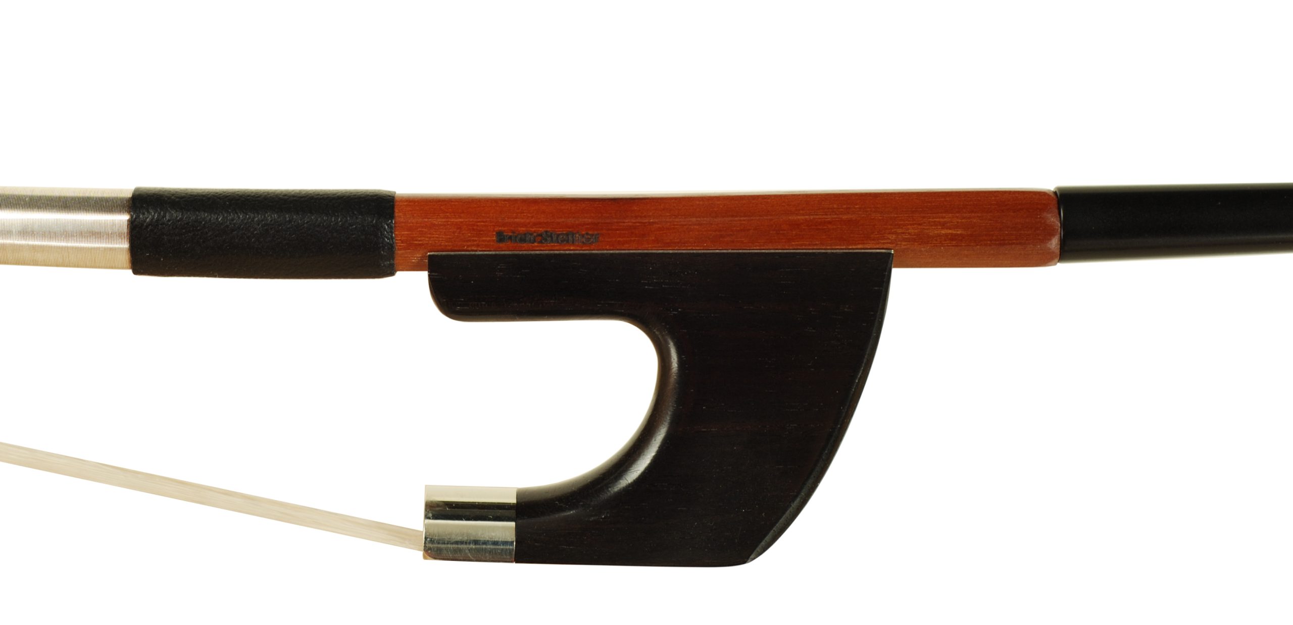 ERICH STEINER Brazilwood German #6 Model Butler Bass Bow circa 1985-1990 SKU# 75718 Bass Bow Stamp