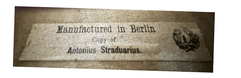 Louis Lowendall Trade Violin - Berlin circa 1890-1900 SKU# 76150 VN Label