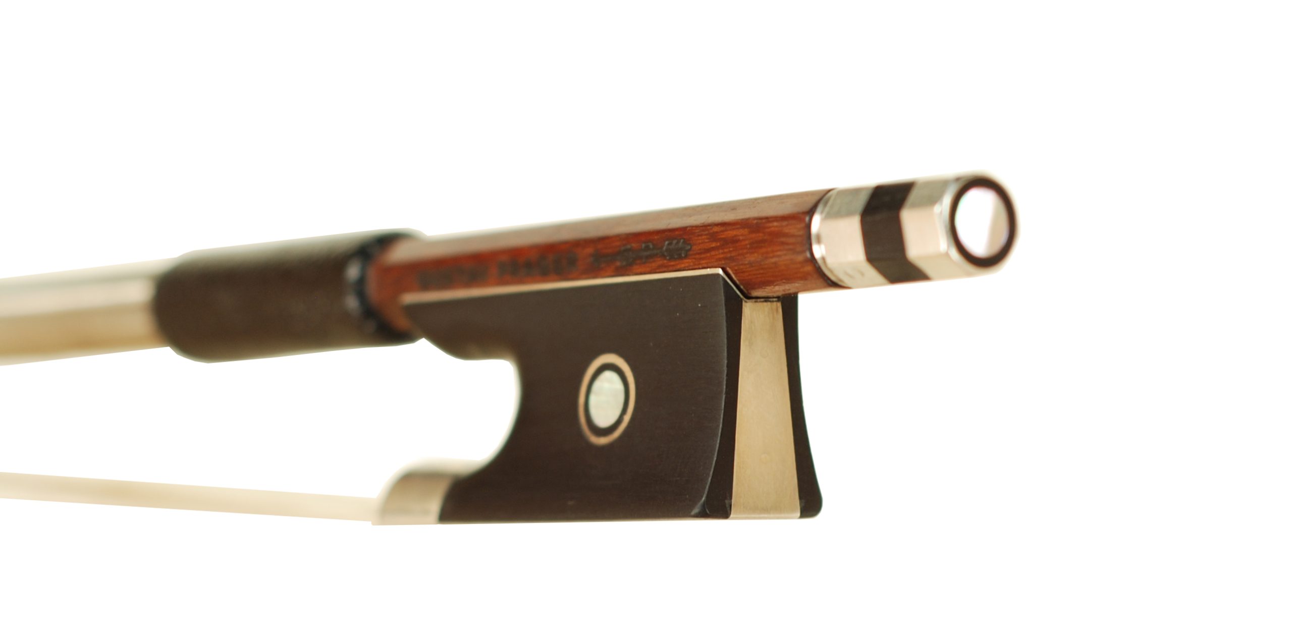 A Superb Gustav Prager Violin Bow – Markneukirchen circa 1920 SKU# 76871 VN Bow Lining