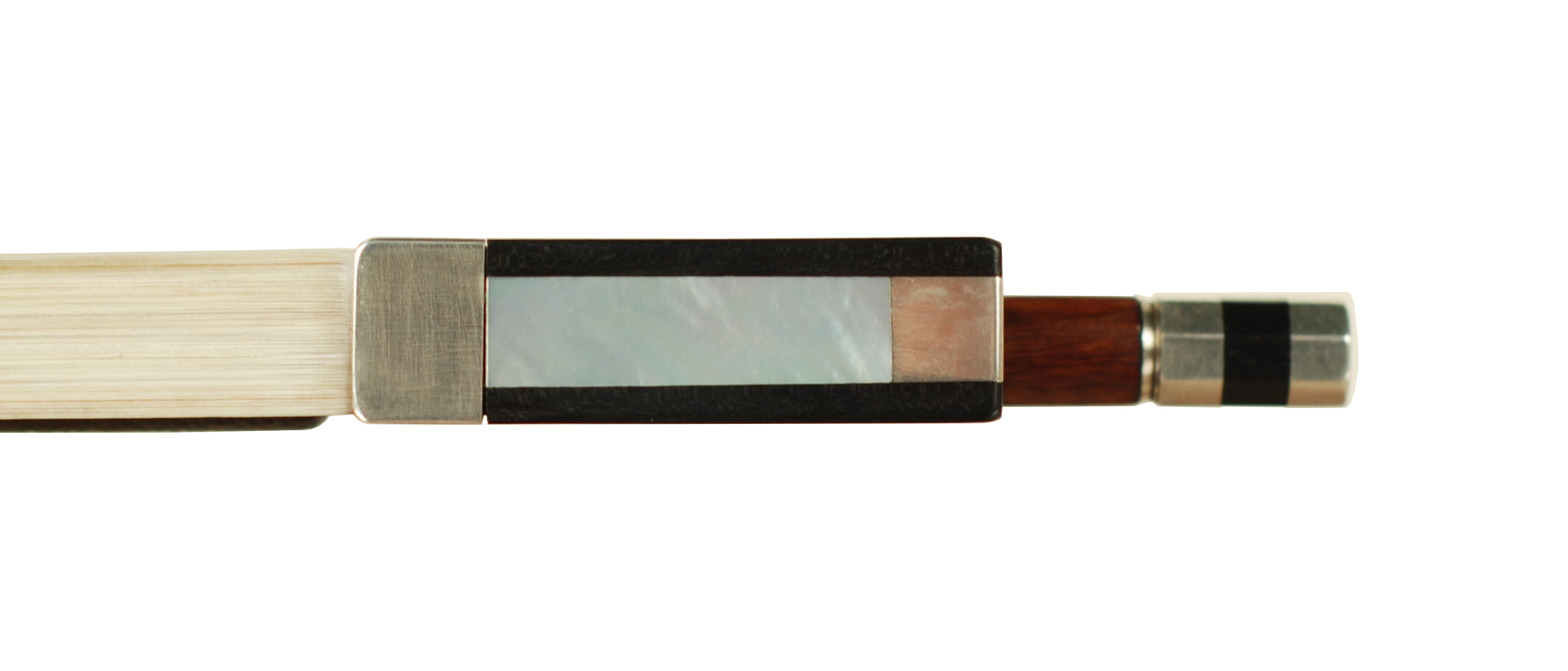 A Superb Gustav Prager Violin Bow – Markneukirchen circa 1920 SKU# 76871 VN Bow Slide