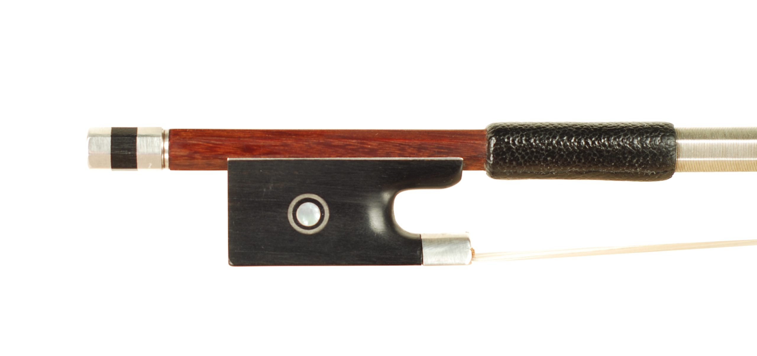 A Superb Gustav Prager Violin Bow – Markneukirchen circa 1920 SKU# 76871 VN Bow Stamp Reverse