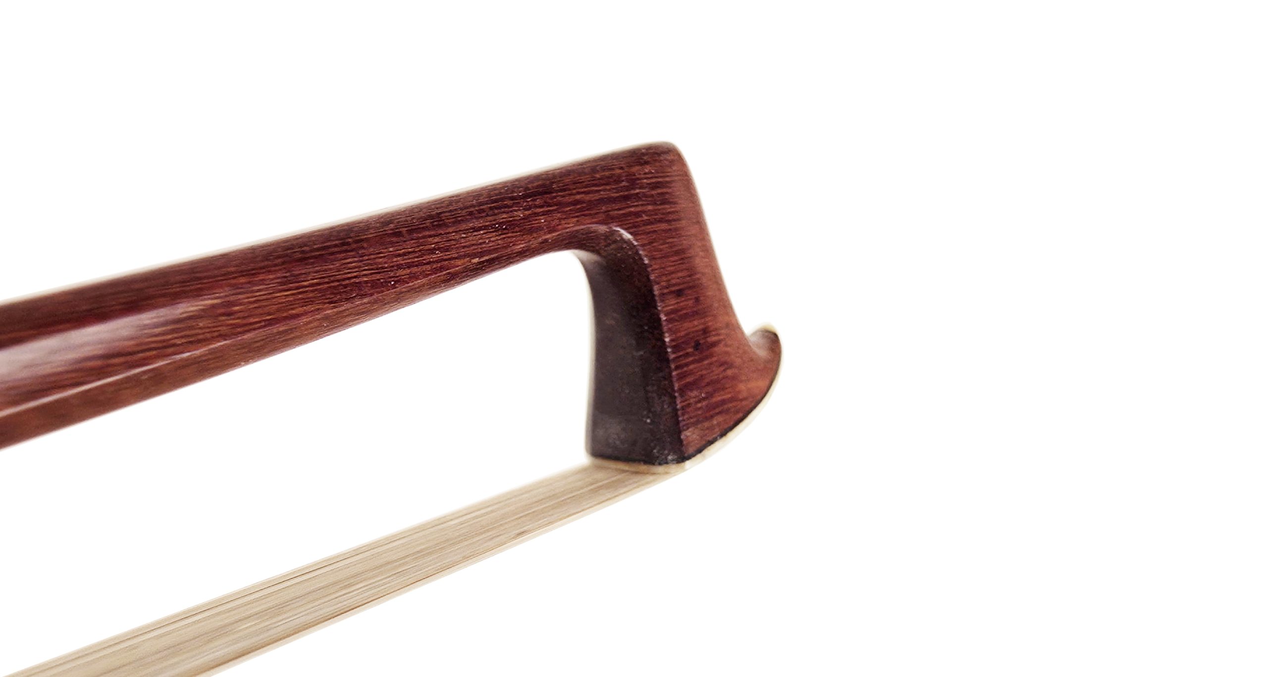 A Superb Gustav Prager Violin Bow – Markneukirchen circa 1920 SKU# 76871 VN Bow Tip Reverse