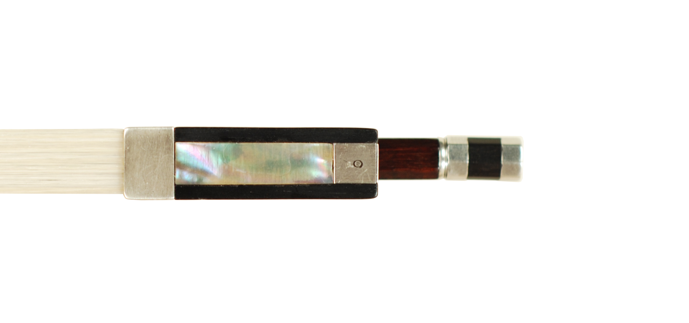 Arnold Voigt Silver Mounted Violin Bow - Markneukirchen circa 1910-1920 SKU# 76416 VN Bow Slide