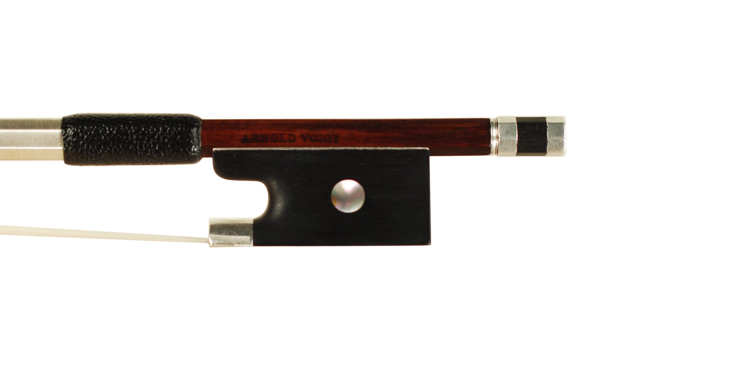 Arnold Voigt Silver Mounted Violin Bow - Markneukirchen circa 1910-1920 SKU# 76416 VN Bow Stamp