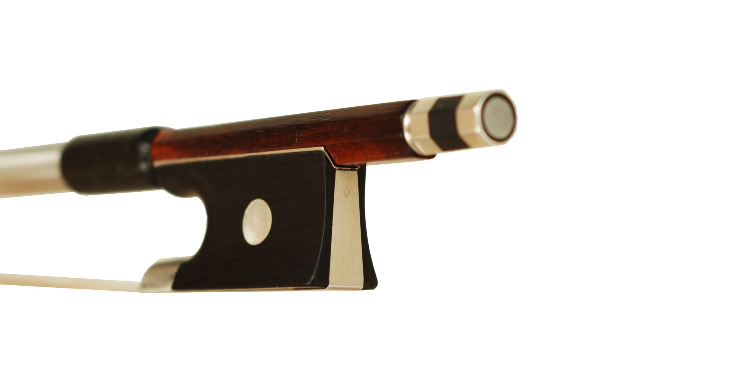 Franz Rudolph Wurlitzer Silver Mounted Violin Bow - Saxony circa 1870-1880 SKU# 76839 VN Bow Lining