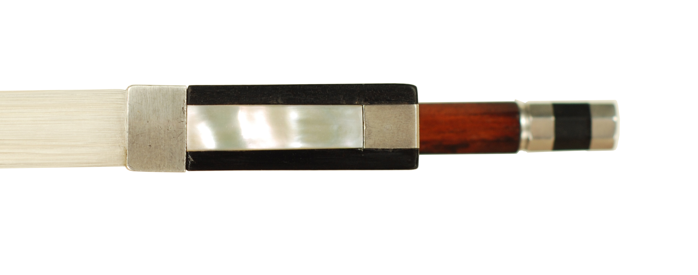 Franz Rudolph Wurlitzer Silver Mounted Violin Bow - Saxony circa 1870-1880 SKU# 76839 VN Bow Slide