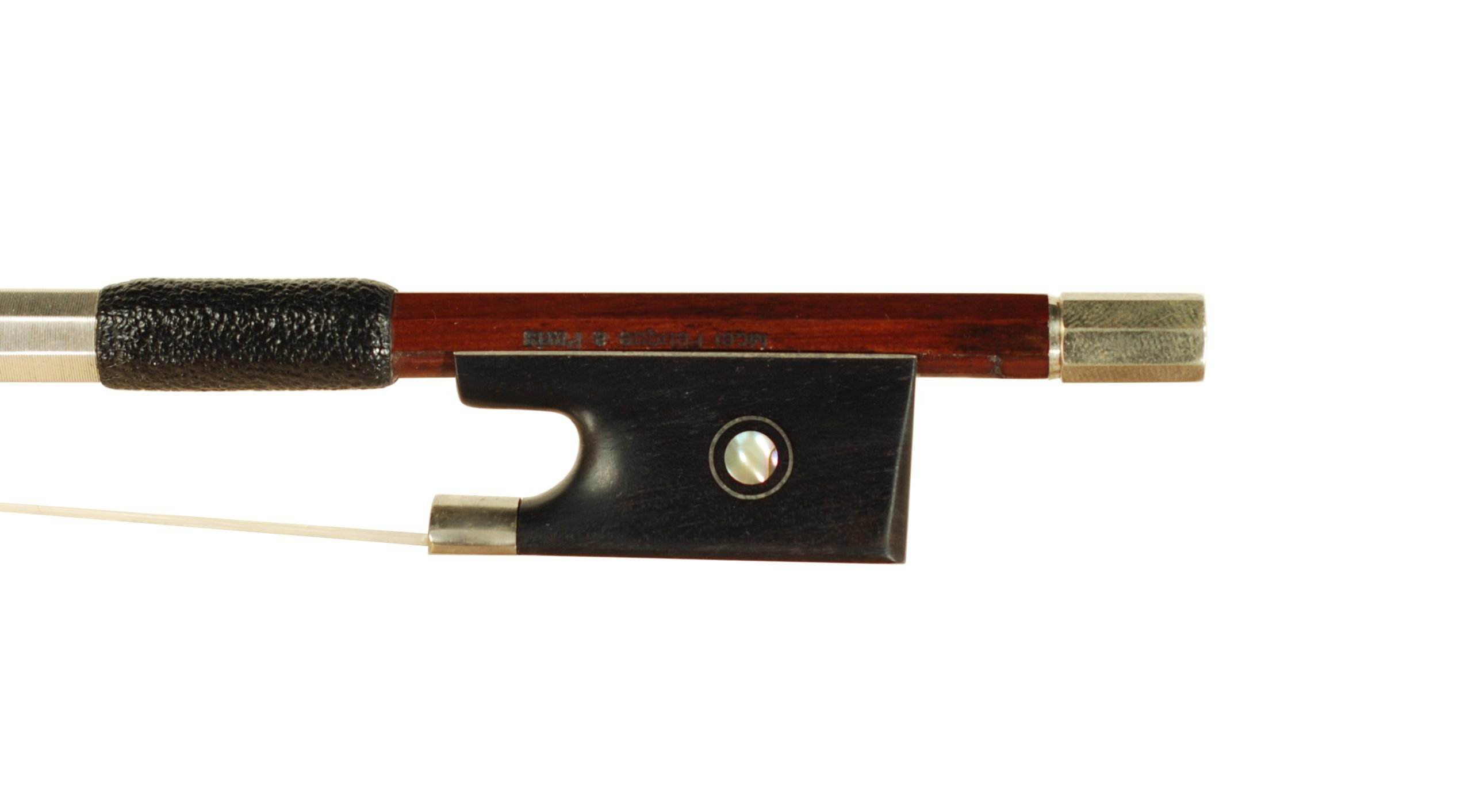Marcel Fétique Copyist Workshop Violin Bow - German or Eastern European Skills circa 1980 SKU# 76499 VN Bow Stamp