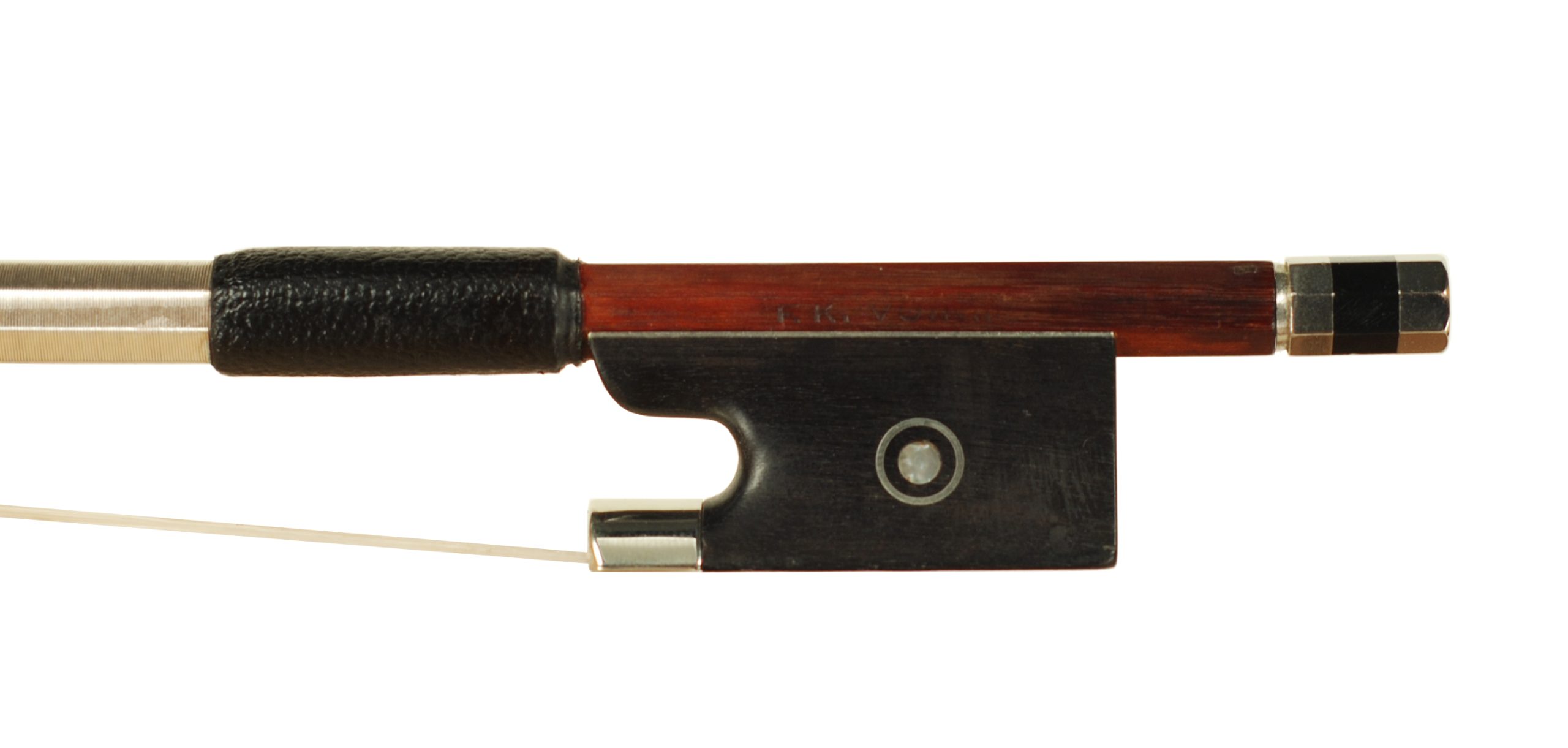F K Voirin Pernambuco Trade Viola Bow - West Germany circa 1950 SKU# 77012 VA Bow Stamp