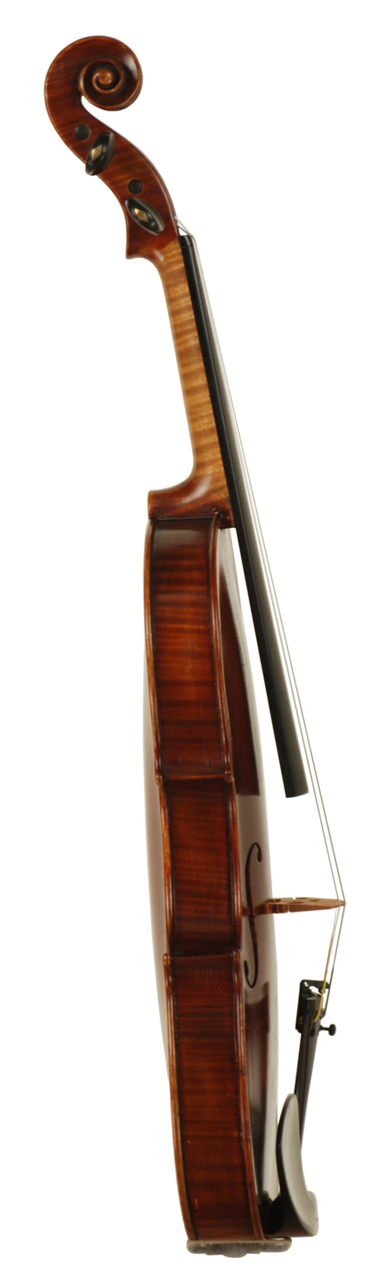 Fine Violin by Theodor Berger - Markneukirchen circa 1930 SKU# 77156 VN Ribs Bass Side