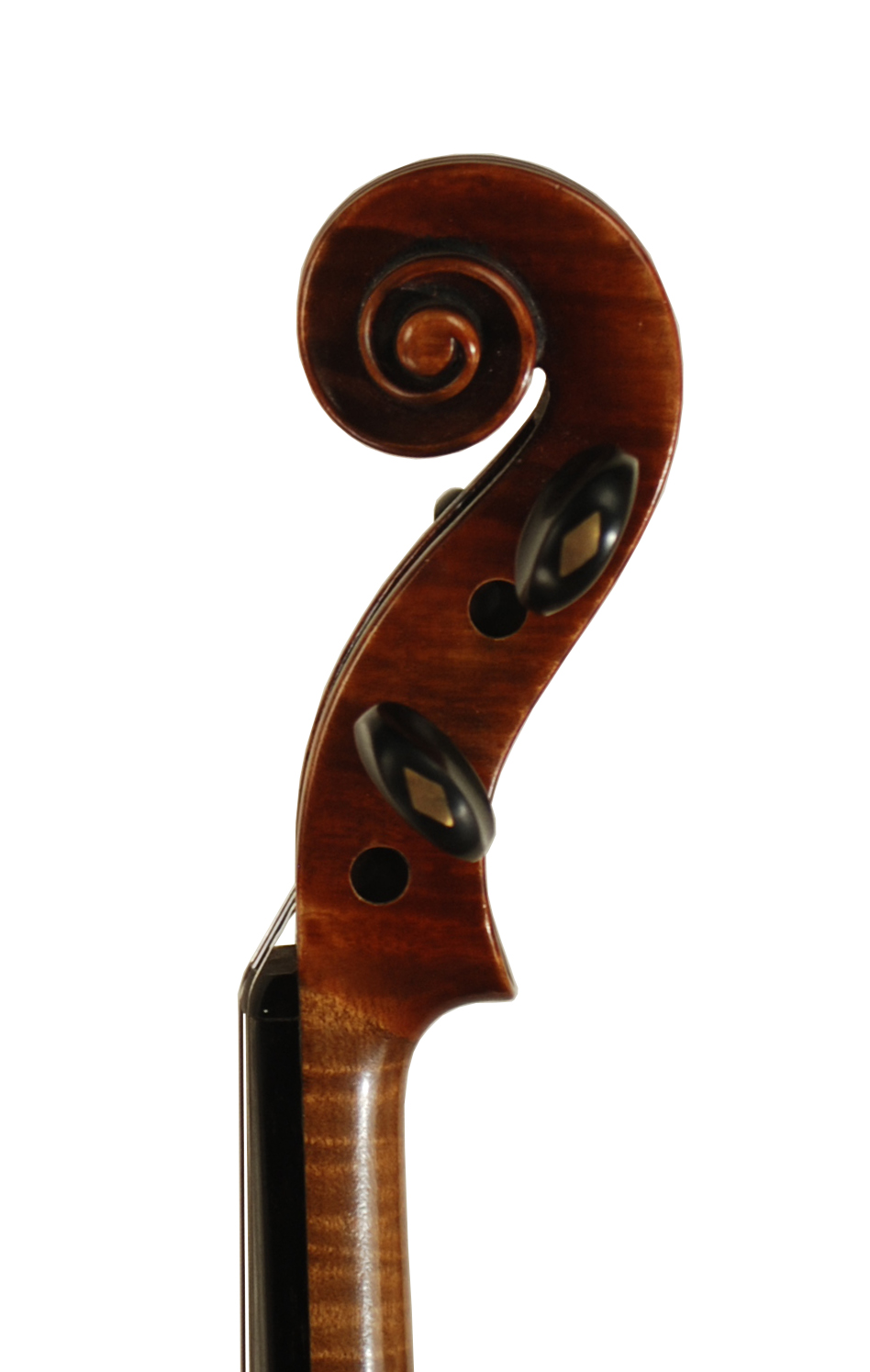 Fine Violin by Theodor Berger - Markneukirchen circa 1930 SKU# 77156 VN Scroll Treble Side