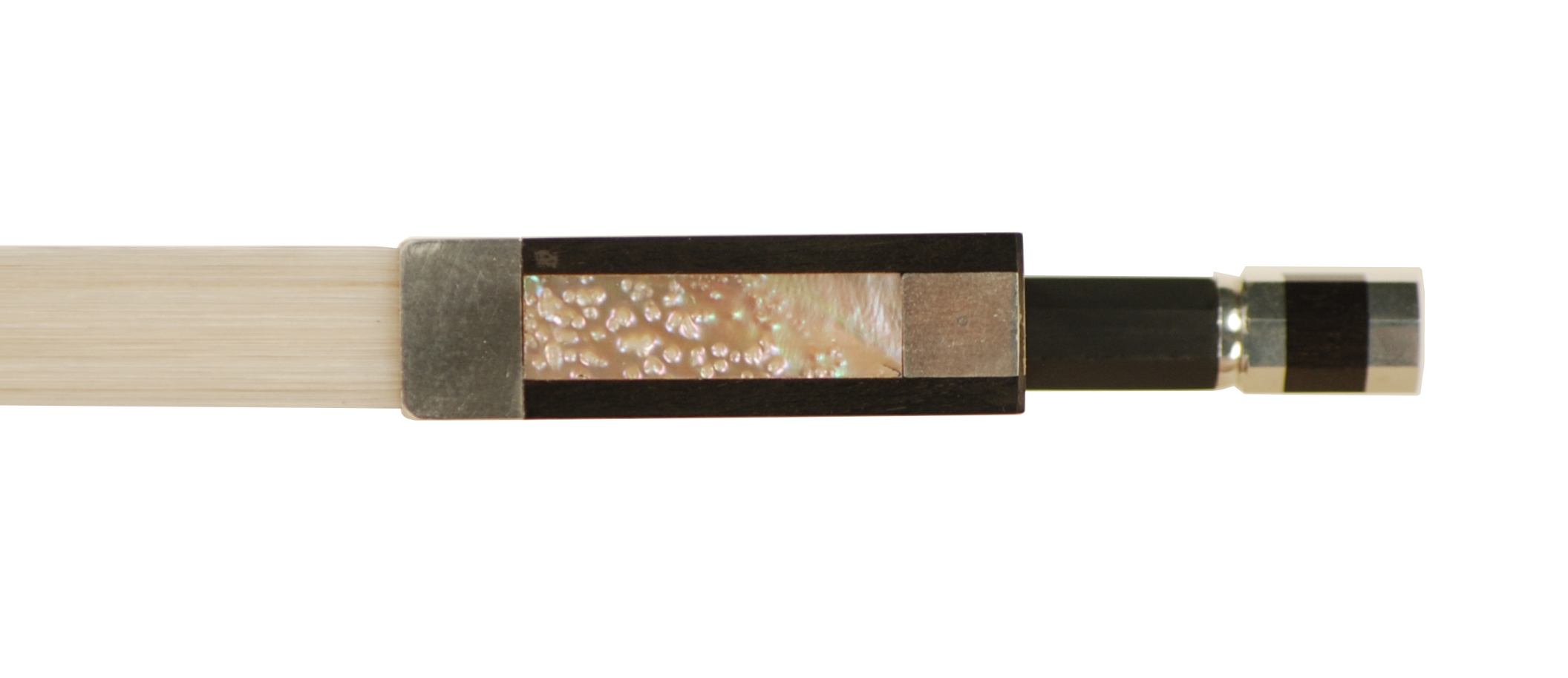 Sterling Mounted Uni-Directional Carbon Fiber Violin Bow SKU# 77760 VN Bow Slide