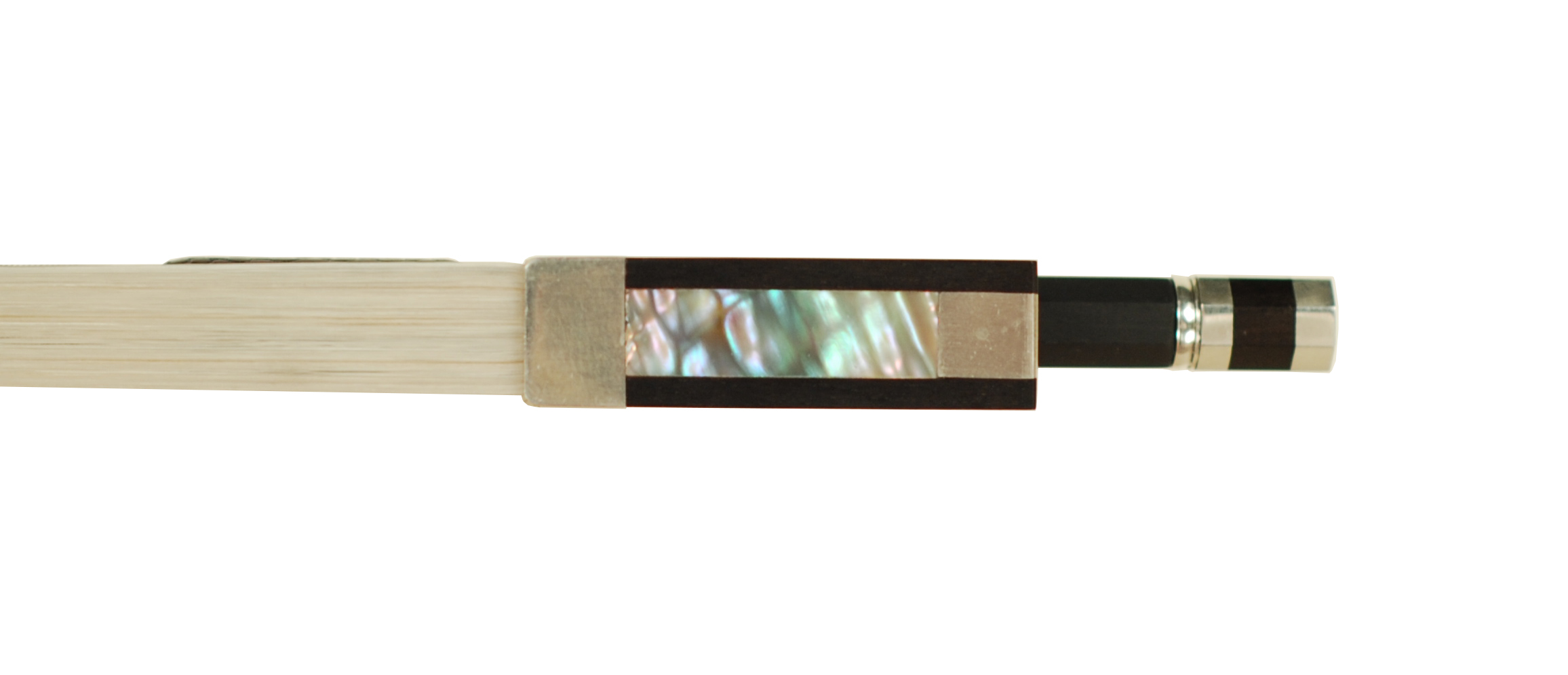 Sterling Mounted Uni-Directional Carbon Fiber Violin Bow SKU# 77779 VN Bow Slide