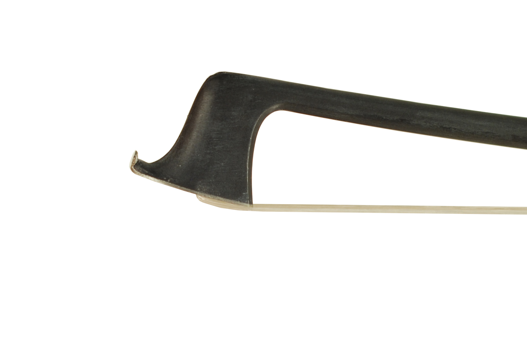 Sterling Mounted Uni-Directional Carbon Fiber Violin Bow SKU# 77790 VN Bow Tip