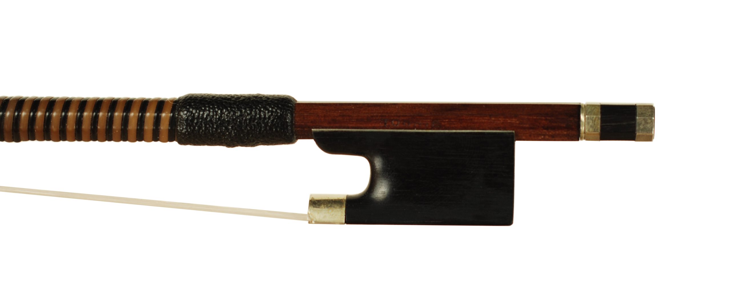 Workshop Violin Bow Stamped TOURTE - Markneukirchen circa 1920 SKU# 76950 VN Bow Stamp