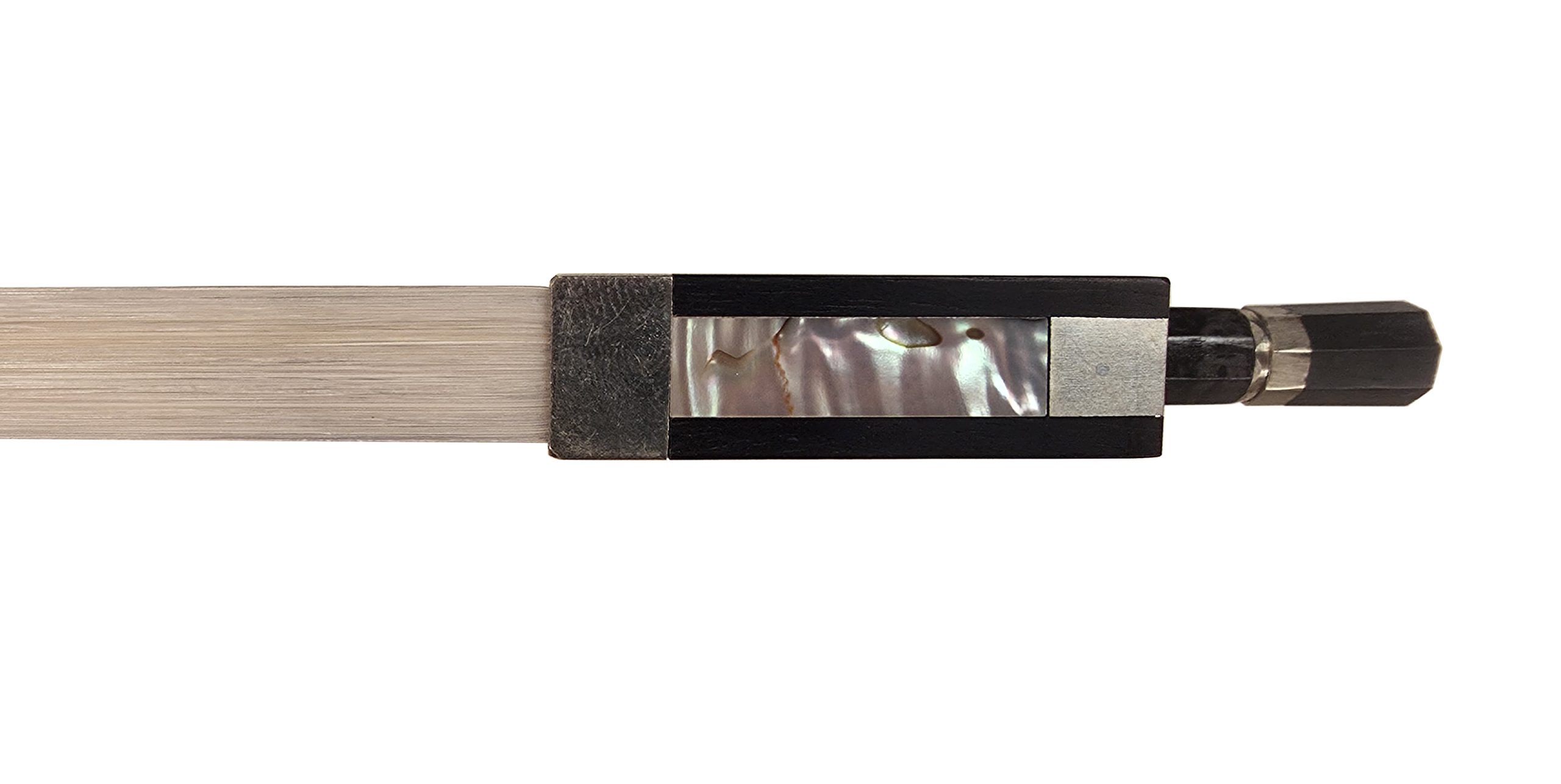 MINI-WEAVE Nickel Mounted Carbon Violin Bow SKU# 77969 VN Bow Slide